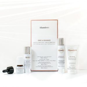 This curated kit will ensure your in-clinic treatment is enhanced by properly preparing your skin for optimal results and maintaining those results long after.